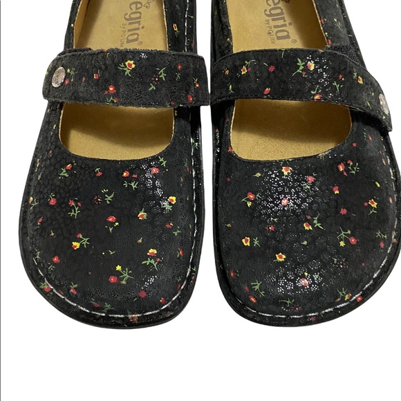 Alegria leather floral Mary Jane shoes - Picture 7 of 12